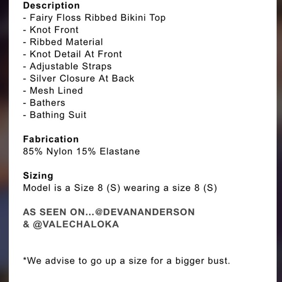 Whitefox Swim Bikini Sept In Blue - Picture 3 of 4